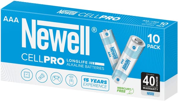 Newell CellPro AA 10-pak alkalinebatterier