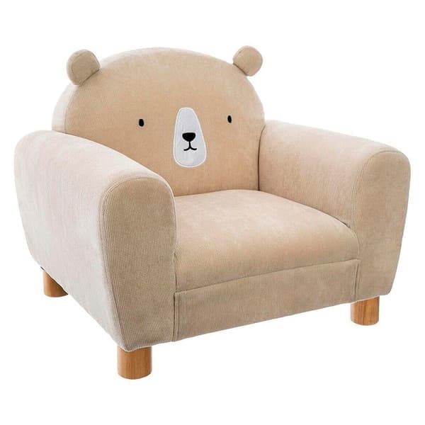 Atmosphera Bamseøre beige børnestol