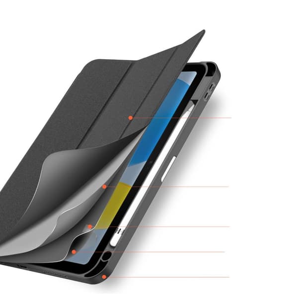Dux Ducis Domo tabletcover til iPad 10.9'''' (2022) sort