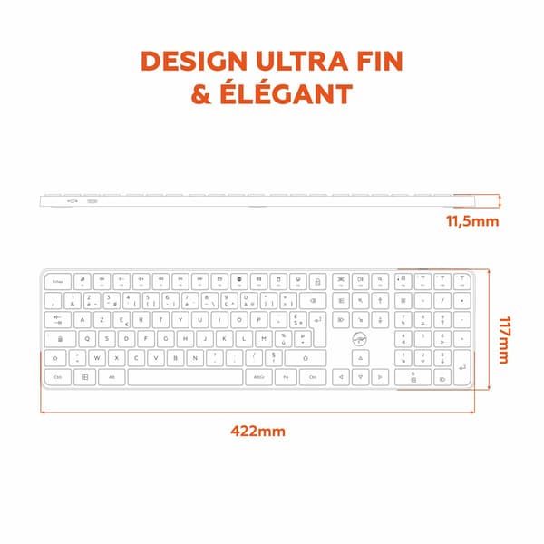 Mobility Lab kp430w trådløst tastatur sort