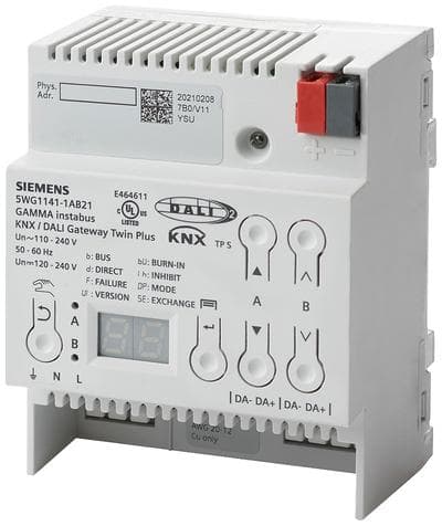 Siemens KNX DALI GATEWAY noir