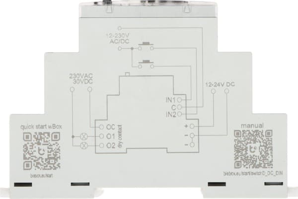 BleBox SwitchBoxD DC DIN älykäs kytkin 12-24V WiFi