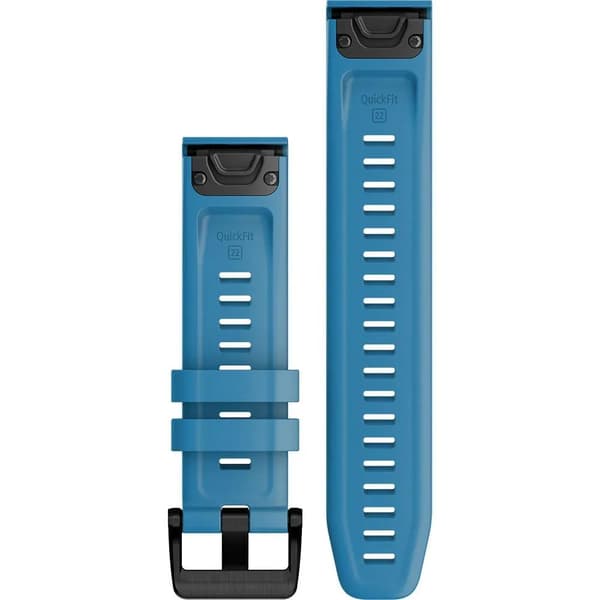 Garmin QuickFit 22mm blå silikonerem