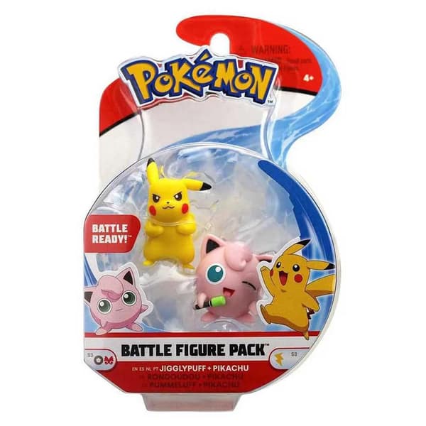 Pokémon Kampfigur i flere farver