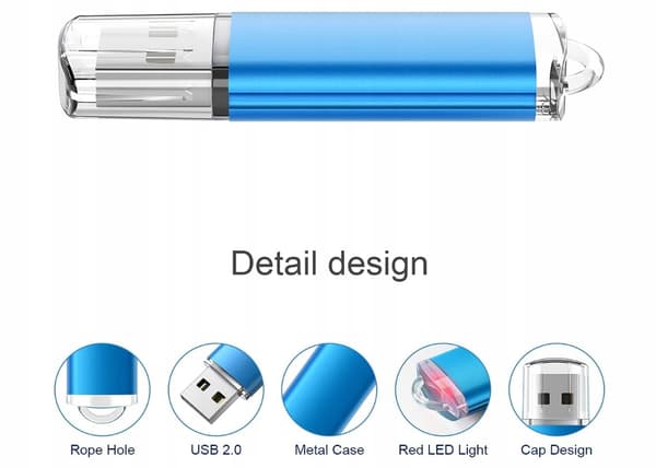 KOOTION USB-flashdrev 64GB 3-pak