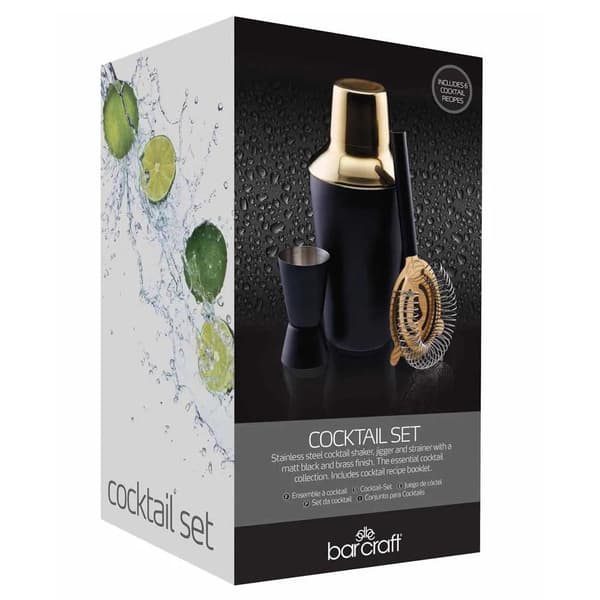 Craft cocktail set Black/Gold