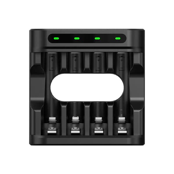 XTAR l4 batterilader til AA/AAA Li-ion/NiMH, sort
