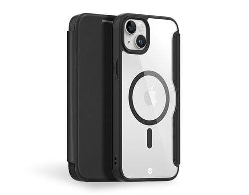 Forcecase Vahvistettu folioasu musta iPhone 15:lle