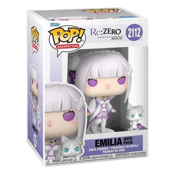 Funko Samlefigur Re:Zero Emilia & Puck 9.5cm 1 Pakke