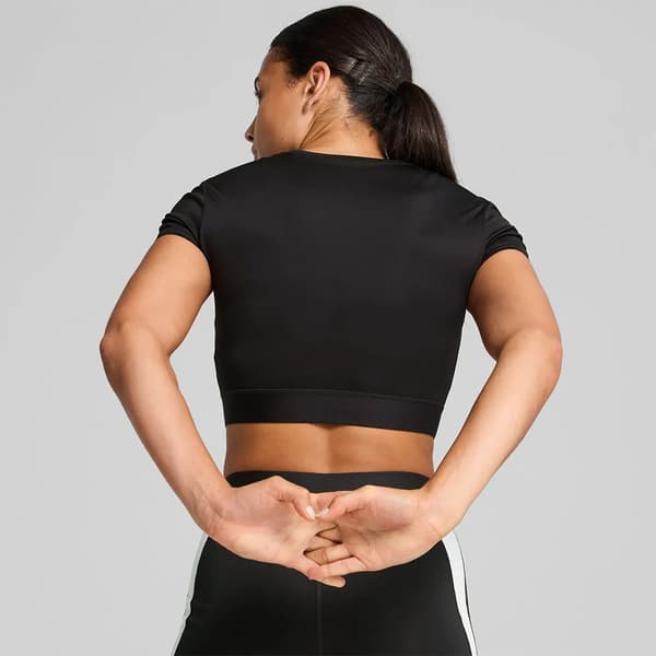 PUMA Strong Crop T-Paita Musta