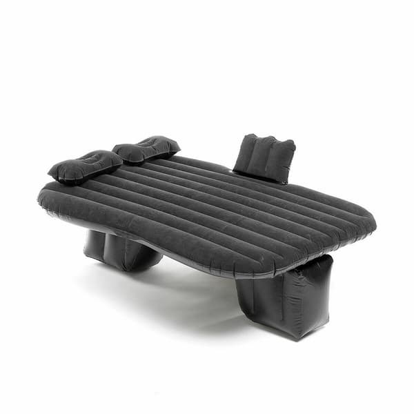 InnovaGoods Matelas de camping gonflable gris