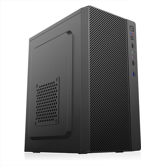 1stcool mc-step4-au-usb3 sort micro ATX PC-kabinet