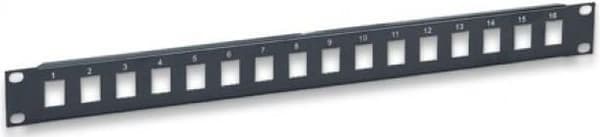 Intellinet 16-port patch panel svart