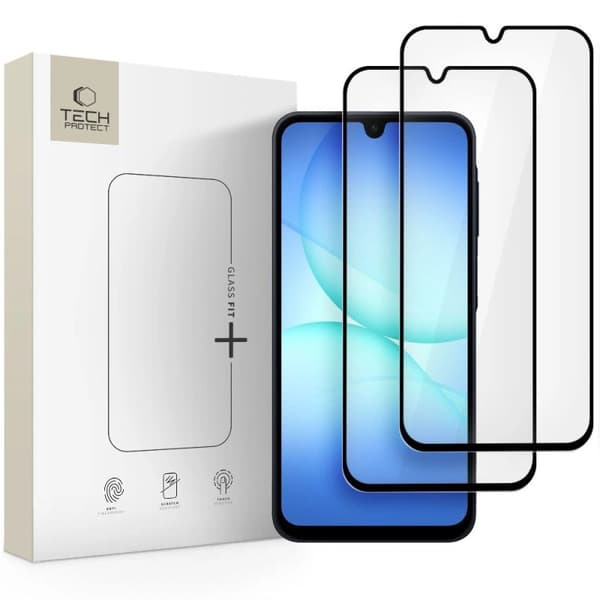 Tech-Protect glass fit+ svart 2-pack