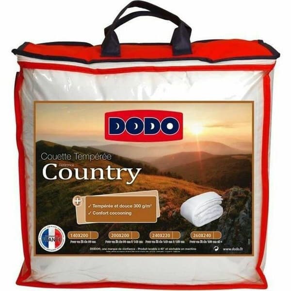 Dodo Couette tempérée Country blanc