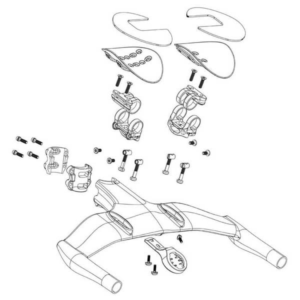 SRAM Zipp Vuka clip fixation basse b1 noir