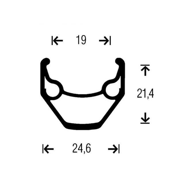 Gurpil XM-1 29'' sort tubeless