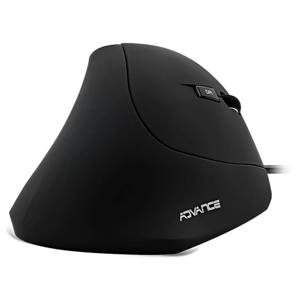 Advance Vertical Plus Ergonomisk Mus Svart