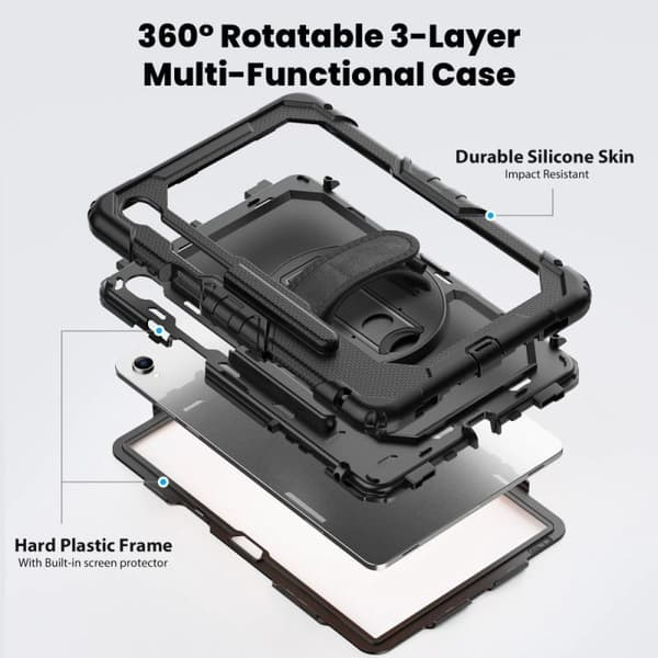 Tech-Protect Solid Sort Etui til Samsung Galaxy Tab S11