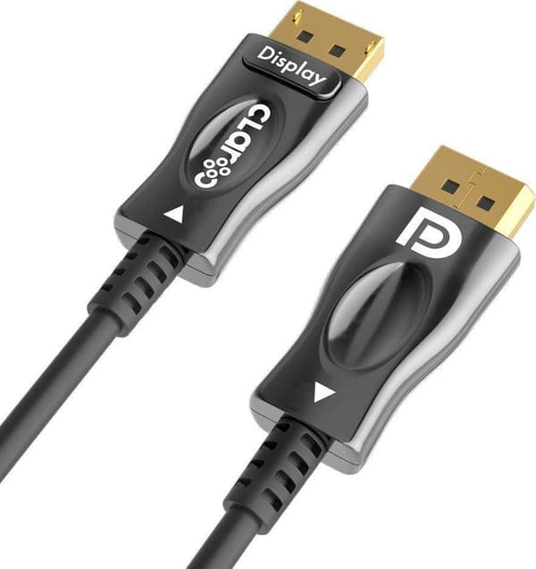 Claroc DisplayPort 1.4 AOC 30 m, musta