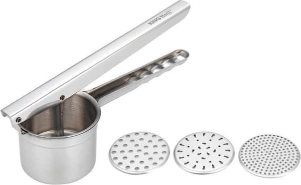 Kinghoff kh-1268 potatispress i rostfritt stål