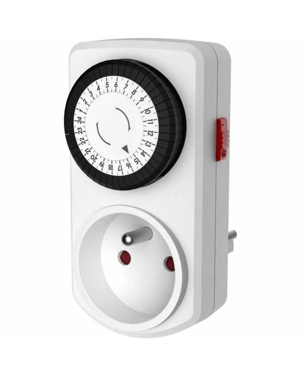 GAO mekanisk timer vit 3680W 16A 96 cykler