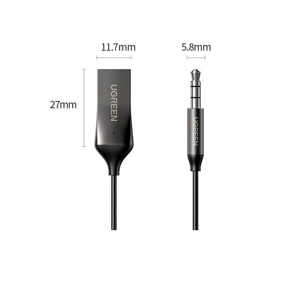 Ugreen cm309 Bluetooth 5.0 ljudadapter svart