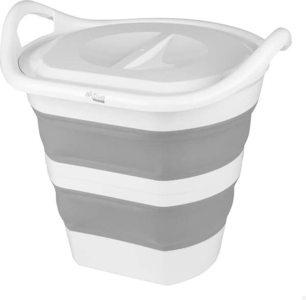 Aktive Multi-Purpose Bucket 17L Folding Clear