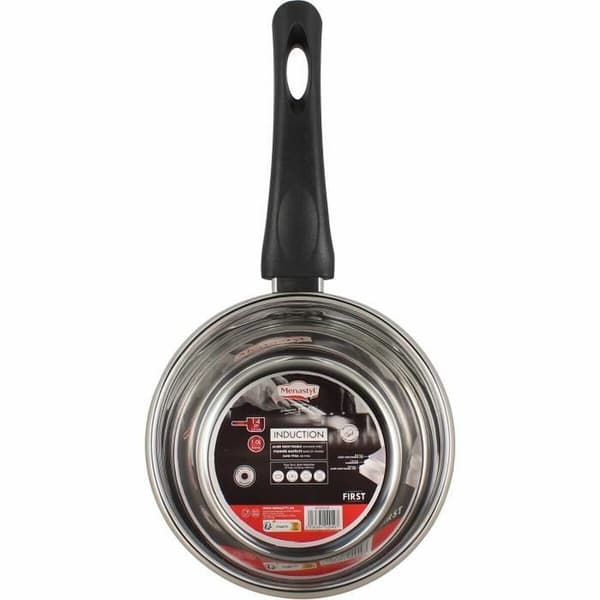 Ménastyl 6020240 grå gryde 14 cm i rustfrit stål
