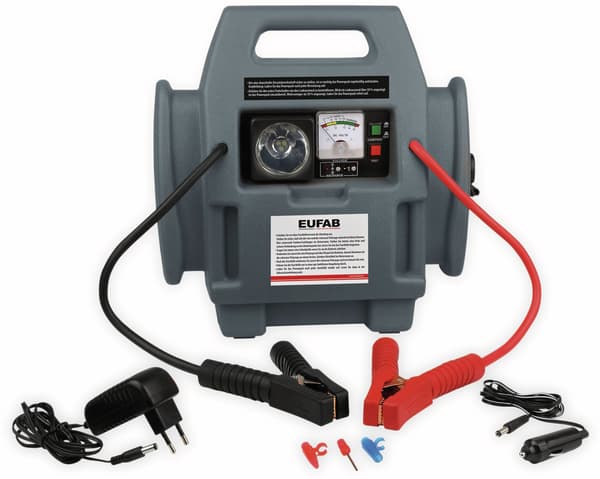 Eufab 16643 jump starter 7000mAh Gray