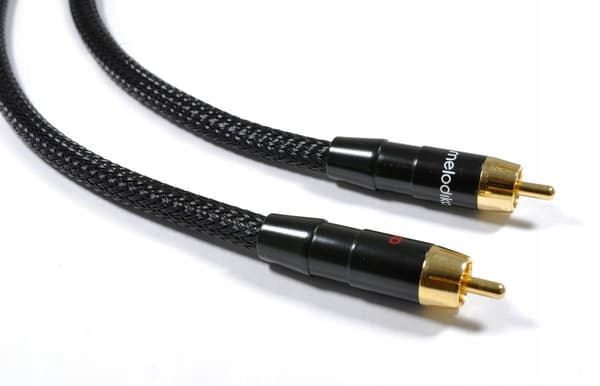 Melodika MD2RD20 Black Edition 2m RCA-kaapeli