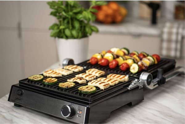 Kernau KSG 251 S elektrisk grill 2000W rustfrit stål/sort