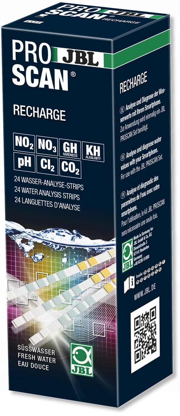 JBL ProScan Recharge vatten teststrips x24