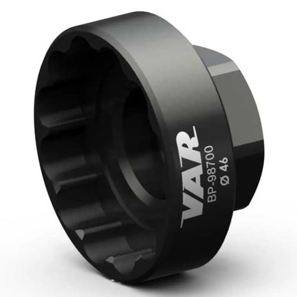 VAR 46mm 12 notches Bottom Bracket Tool - Svart