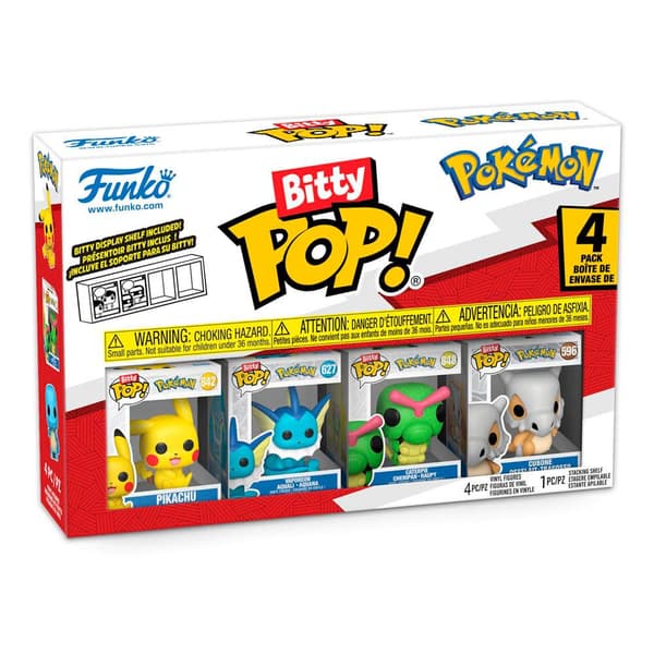 Funko Bitty POP! Pokémon - 4 mini hahmoa monivärisessä