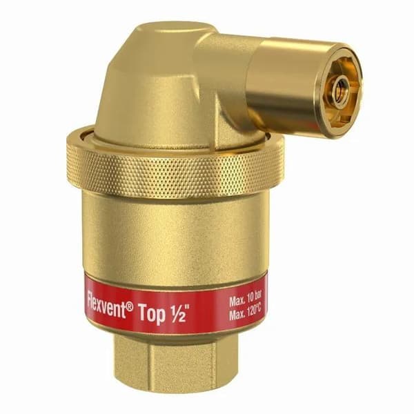Flamco flexvent top automatisk luftventil 1/2 tum mässing