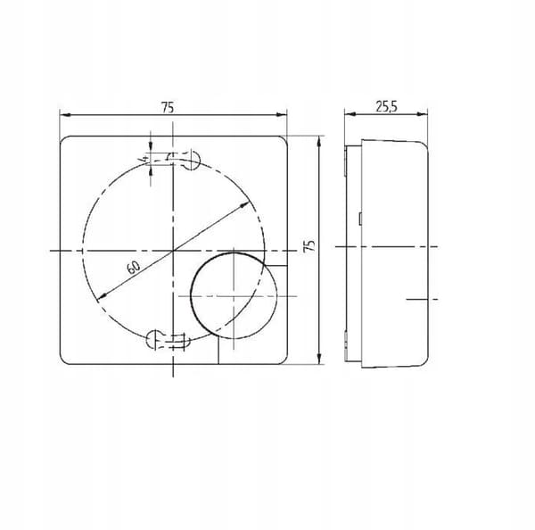 Eberle RTR-E 6731 rumstemperaturregulator vit 5-30°C