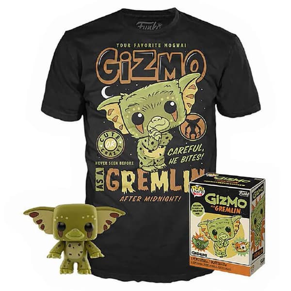 Funko gizmo eksklusiivinen hahmo ja t-paita