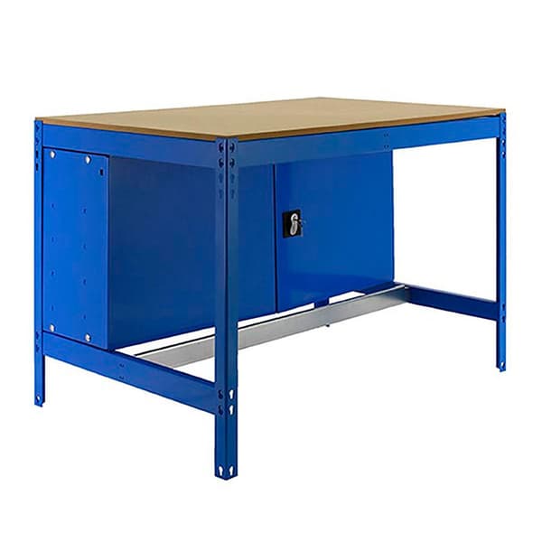 Simonrack bt0 cabinet 900 blå/træ