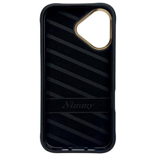 Metelli Nimmy Cool&Cute 2.0 Monkey iPhone 16 - musta silikoni