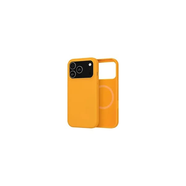 Wefix iPhone 17 Pro silikonikotelo MagSafe oranssi