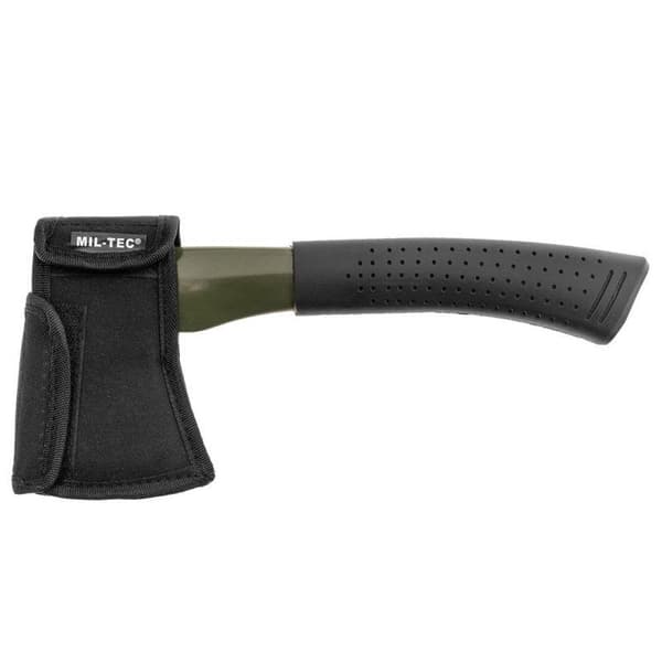 Mil-Tec økse oliven 28 cm rustfrit stål