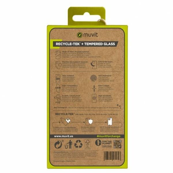 Muvit for change Transparent iPhone 15 Pro mobilcover