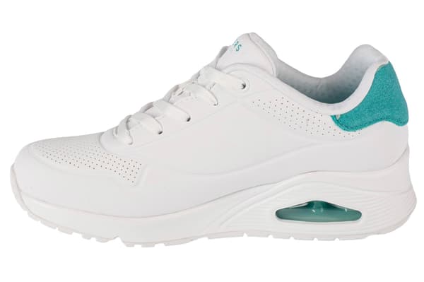 Skechers uno pop back White/Mint