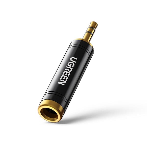Ugreen av168 lydadapter 3.5mm til 6.35mm grå