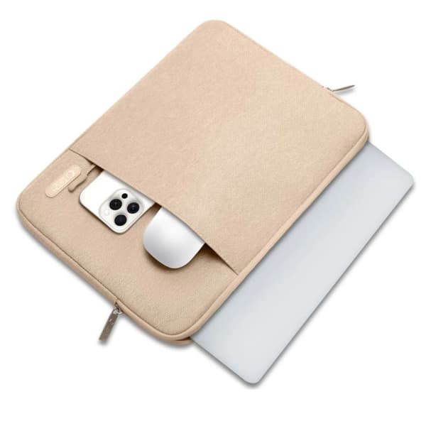 Tech-Protect Sleevy kannettavan suojapussi 15-16 beige