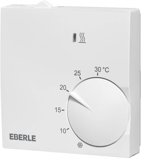Eberle rtr-s 6202-1 vit rumstermostat 5-30°C
