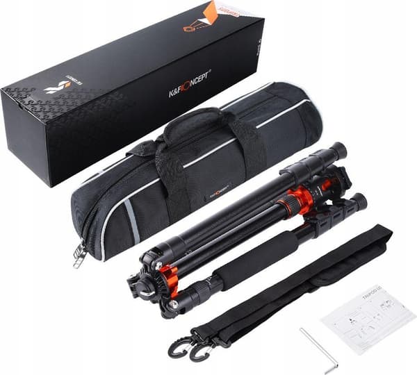 K&F SA254M2 Stativ 175 cm - Sort