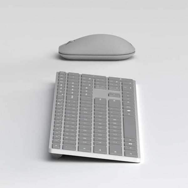 Microsoft Surface-näppäimistö ja hiiri -paketti harmaa