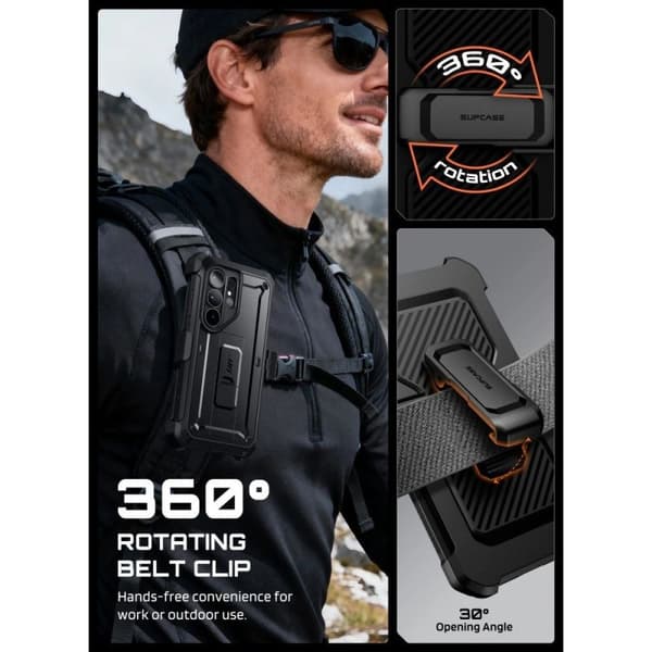 Supcase Unicorn Beetle Pro musta 2-pack